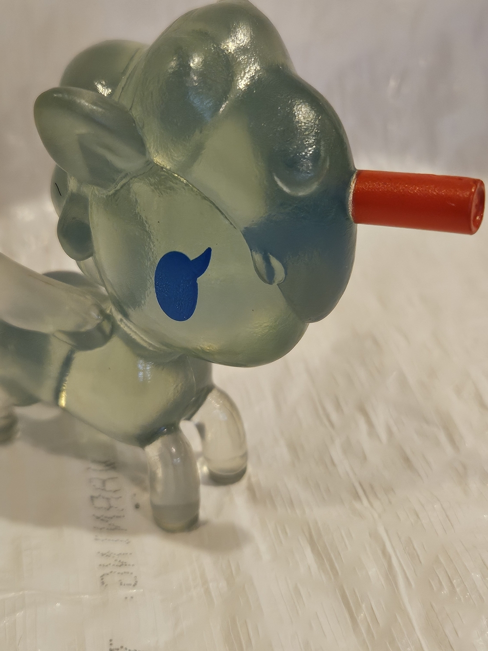 Tokidoki x Sonic Drive-In Slushicorno Vinyl Figure – Translucent "Crushed Ice"